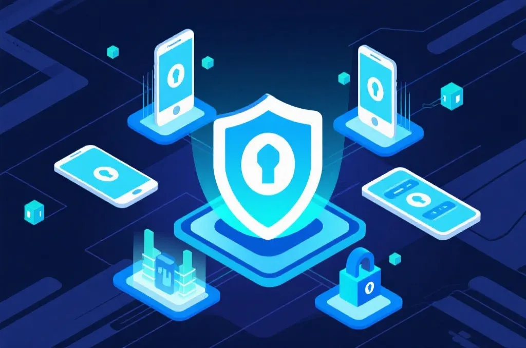 安全加密与多端兼容的抽象场景